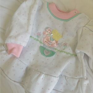 Adorable Pink and White Kids Top
